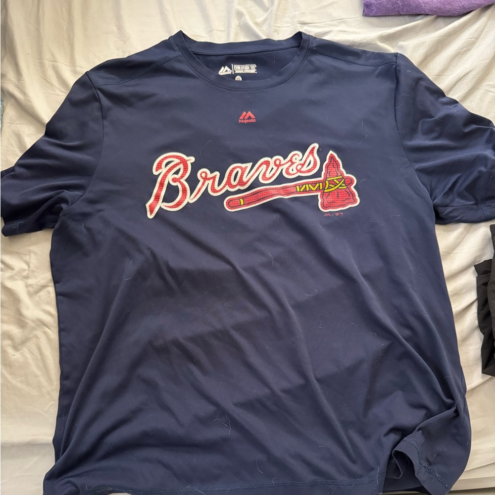 Atlanta Braves Dri-Fit T Shirt. Size XL